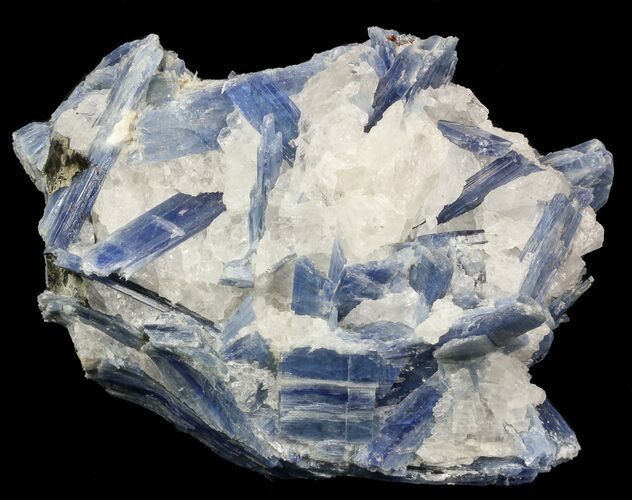 Vibrant Blue Kyanite Crystal In Quartz - Brazil #56923